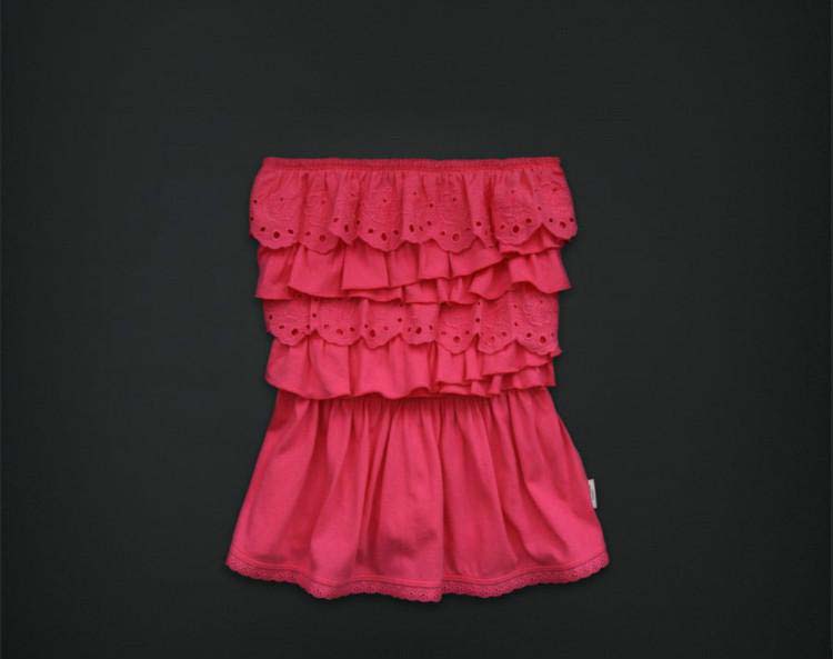 Abercrombie Fitch Mujeres Strapless Corto Vestido AF8825